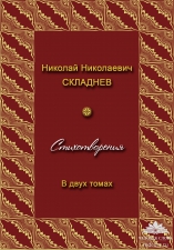Поэтический сборник Николая Складнева в 2-х томах в подарочном футляре